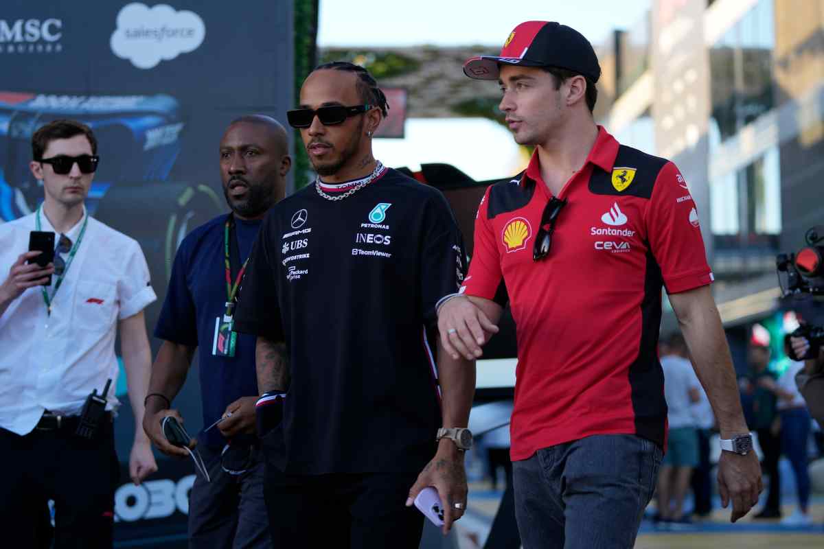 Leclerc Hamilton, doccia gelata per il pilota Ferrari
